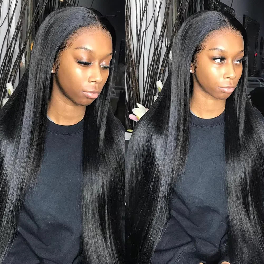 Natural Color Brazilian Human Hair Straight Bundles 10-36 Inches 1 Bundles Remy Human Hair Extensions Double Weft Braiding Hair