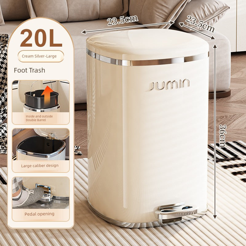 Pedal Kitchen Living Room Toilet Trash Can