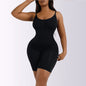 Women's Solid Backless Seamless Shapewear Romper, Casual Comfy Tummy Control Hip Lifting Shape For Daily Wear, Ladies Shapewear For All Seasons