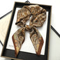 New Fashion 70X70cmPrinted Women's Scarf Pashmina Silk Scarf Square Shawl Decorative Headband Neck Luxury Design Bandana