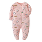 Baby Boy Rompers Cotton Girls Clothes Long Sleeve Summer Soft Jumpsuit V-neck 0-12m Onesie Clothing