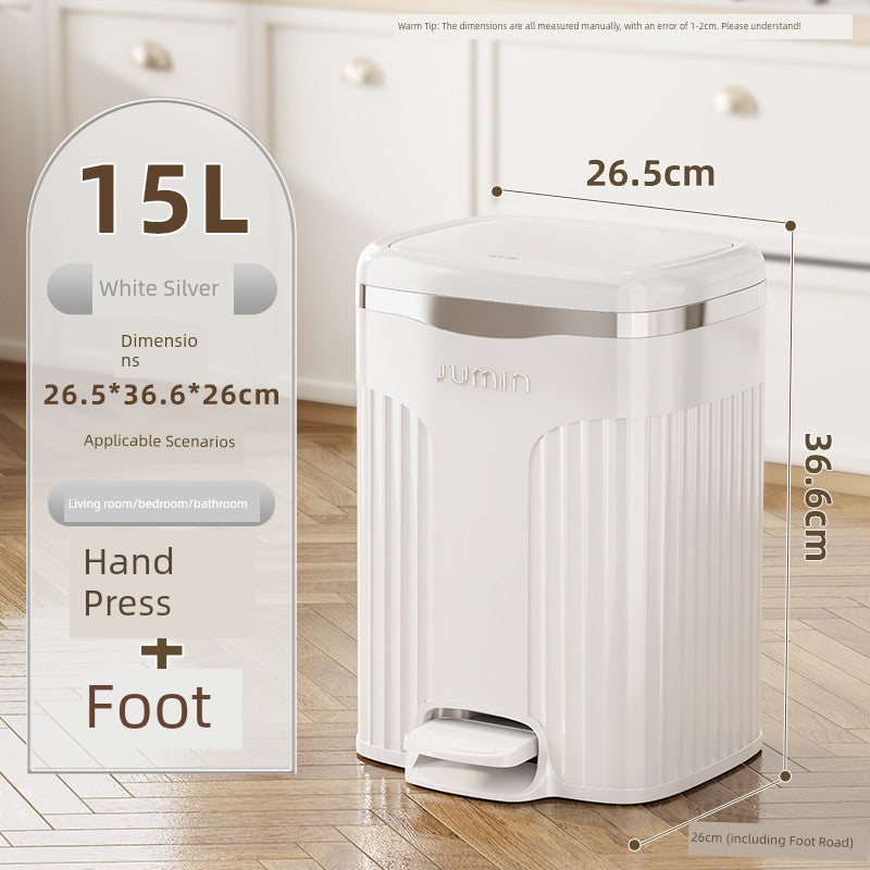 Pedal Kitchen Living Room Toilet Trash Can
