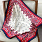 70cm Chain Print Silk Satin Hair Scarf Women Handkerchief Printed Female Square Head Bandana Small Neck Muffler Hijab Lady Girl