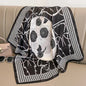 70cm Chain Print Silk Satin Hair Scarf Women Handkerchief Printed Female Square Head Bandana Small Neck Muffler Hijab Lady Girl
