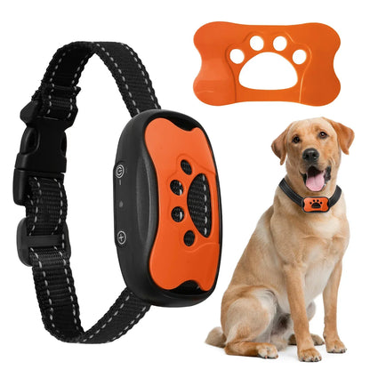 Dog Anti Barking Device USB Rechargeable Dogs Training Collar Ultrasonic Stop Barking Vibration Anti Bark Collar