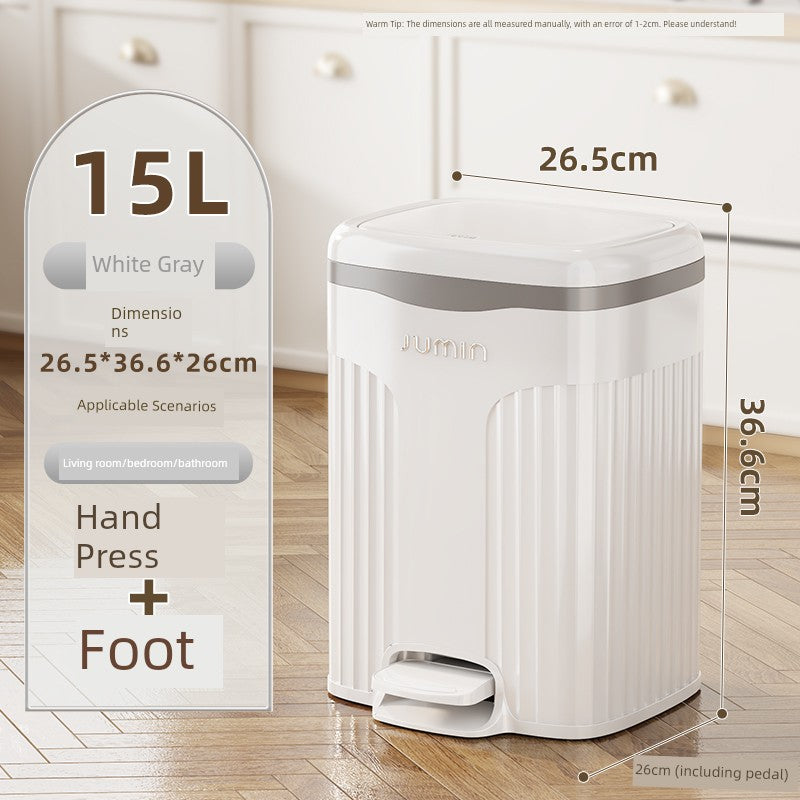 Pedal Kitchen Living Room Toilet Trash Can