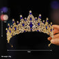 Itacazzo Bridal Headwear - A Golden Lady Fashion Wedding Crown, Rhinestone Classic Princess Tiaras