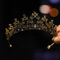 Itacazzo Bridal Headwear - A Golden Lady Fashion Wedding Crown, Rhinestone Classic Princess Tiaras