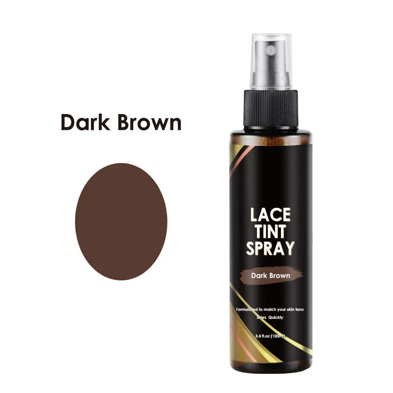 Nunify Lace Tint Spray For Wigs Waterproof Wig Tint Mousse For Natural Wig 100Ml Tinted Lace Spray 1Pcs Wig Installation Tools