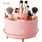 Makeup Desktop Cosmetic Storage Box Organizer 5 Slot Large Capacity for Bathroom Portable Makeup Brushes Pen Holder