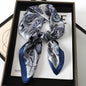 New Fashion 70X70cmPrinted Women's Scarf Pashmina Silk Scarf Square Shawl Decorative Headband Neck Luxury Design Bandana