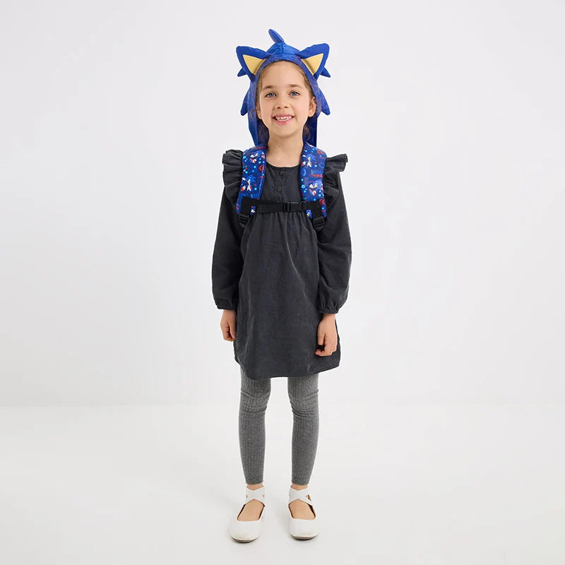 Australia Smiggle Sonic  Backpack for Boys & Girls, Bookbag Sonic Schoolbag With Adjustable Shoulder Straps & Padded Back Children School Bag