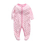 Baby Boy Rompers Cotton Girls Clothes Long Sleeve Summer Soft Jumpsuit V-neck 0-12m Onesie Clothing
