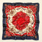 New Brand Print Headband Scarf Women Fashion 90*90cm Silk Satin Hijab Bandana Neckerhicef Sun Protection Shawl Wrap Headscarf