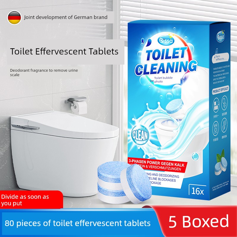 Effervescent Tablets Toilet Dedirt and Oxygen Urine Alkali Toilet