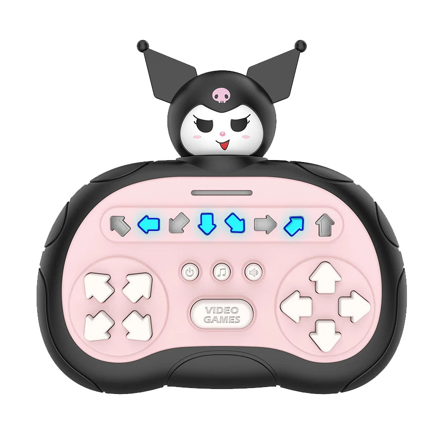 New Kuromi Quick Push Game Pop up Fidget Bubble Electronic Pop it Pro Game Light Stress Relief Toy Adult and Children's Gift toy
