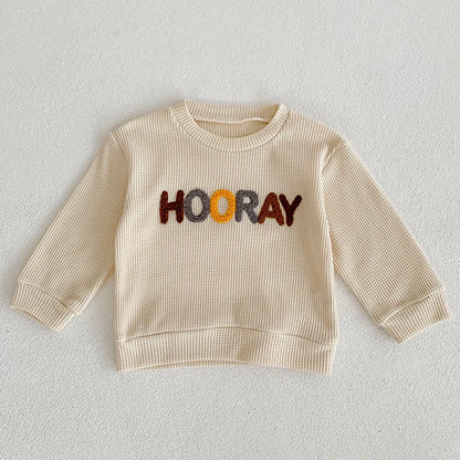 Baby Boys Girls Clothes Spring Autumn Hoodies Pullovers Tops Korean Long Sleeves Kids Hoodies Sweatshirt For Children's