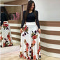 flower color matching dresses, long dresses, for women's
