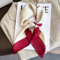 New Fashion 70X70cmPrinted Women's Scarf Pashmina Silk Scarf Square Shawl Decorative Headband Neck Luxury Design Bandana