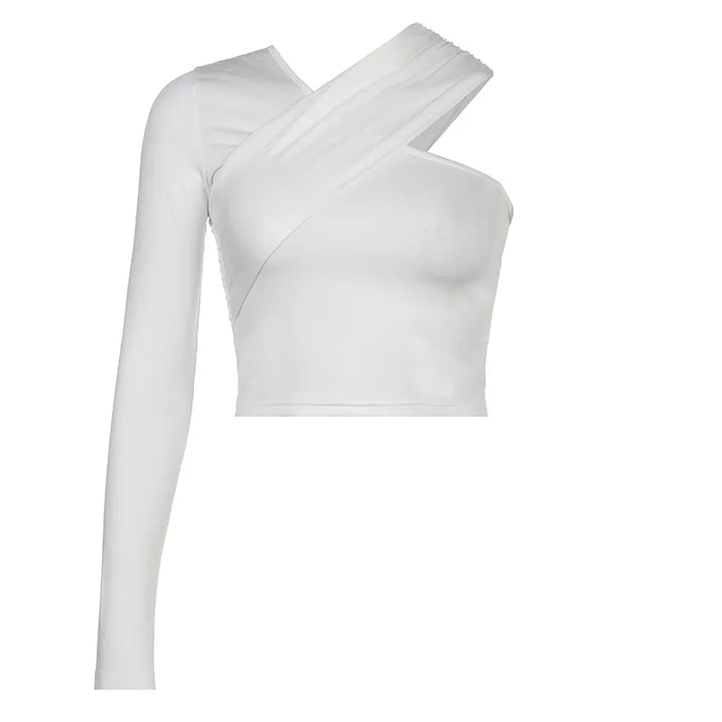 Women's Slim Fit Crop Top V-Ne oulder T-irt Faionable Casual Sle Ladies' Clothing 00% Other Material