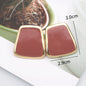 Pink Color Flower Drop Earrings for Women Summer Geometry Heart Leaf Butterfly Brincos Party Ear Jewelry Valentine's Day Gift