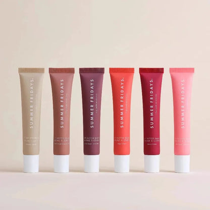 Summer Fridays Lip Balm Moisturizing Mirror Lip Gloss Lip Vanilla Pink Sugar Coffee Cake Smell Lipstick Transparent Oil Makeup