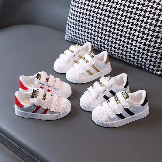 Toddler Boys Girls Sneakers Kids  Non-Slip Hook Breathable Shoe