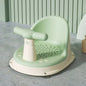 Baby bathtub seat is safe, non slip, and suitable for newborn baby care. Adorable shower seat for children aged 6-18 months