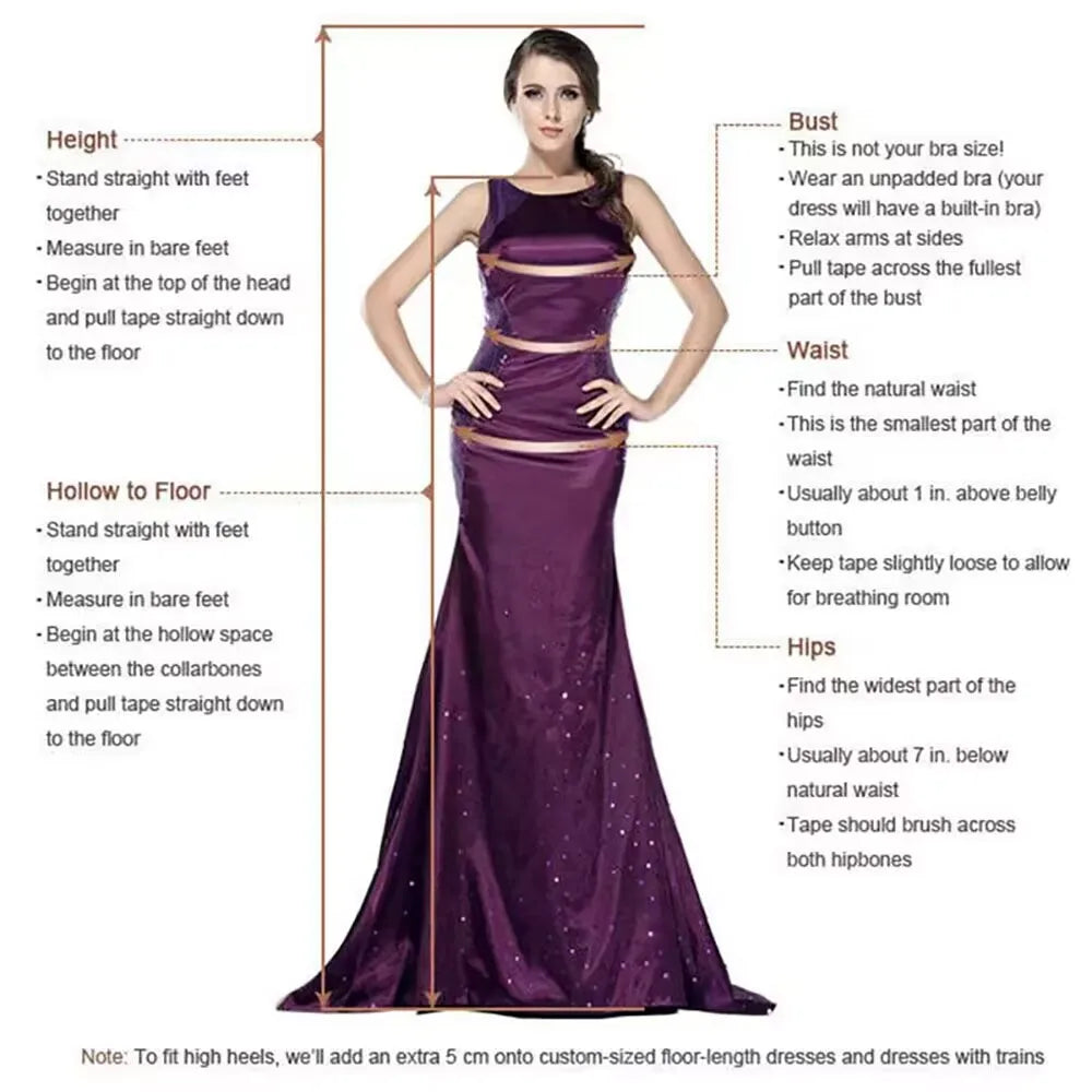 Luxury Gold Crystal Evening Dresses Pearls Square Neck Sequins Customized Party Gowns Vestidos De Noche