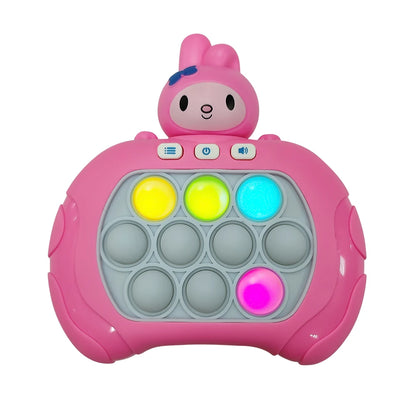 New Kuromi Quick Push Game Pop up Fidget Bubble Electronic Pop it Pro Game Light Stress Relief Toy Adult and Children's Gift toy
