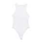 Women Fashion With Halter Neck Skinny Bodysuit Sexy Sleeveless Snap-button Female Playsuits Mujer