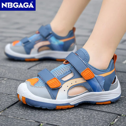 Summer Breathable Sport Sandals for Children Boys Outdoor Casual Beach Shoes Comfortable Non-slip Kids Fashion Sandal