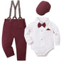 Baby Boy Clothes Christening Outfit Infant Baptism Easter Dedication White Suits Toddler Wedding Birthday Party Gift Set