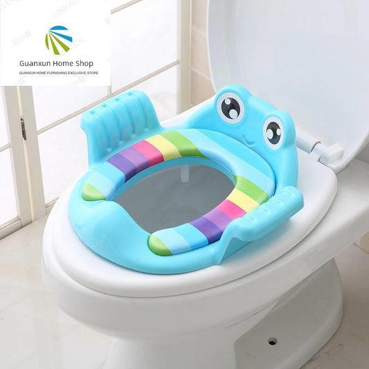 Kids Auxiliary Closestool Seat Ring for Adult Toilet, Child Toilet for Free, Heattech Mat, Toilet Cover, New