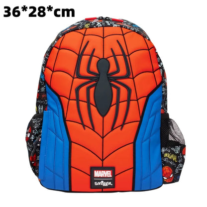 Marvel Spider-man Backpack Student School Bag Lunch Bag Lunch Box Wallet Pencil Box  Water Cup for kids