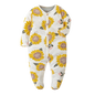 Baby Boy Rompers Cotton Girls Clothes Long Sleeve Summer Soft Jumpsuit V-neck 0-12m Onesie Clothing