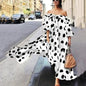 Spring Summer Dresses for Women Sexy Off-the-shoulder Polka Dot Long Dress Women Casual Loose Beach Summer Dress Woman Clothing