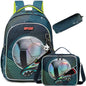 Children School Bags Kids Backpack Set in Primary Schoolbag for Teenager Girls Sequin Tower School Bags Waterproof Book Bags