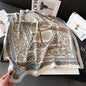 New Fashion 70X70cmPrinted Women's Scarf Pashmina Silk Scarf Square Shawl Decorative Headband Neck Luxury Design Bandana
