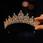 Itacazzo Bridal Headwear - A Golden Lady Fashion Wedding Crown, Rhinestone Classic Princess Tiaras