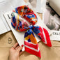 New Fashion 70X70cmPrinted Women's Scarf Pashmina Silk Scarf Square Shawl Decorative Headband Neck Luxury Design Bandana