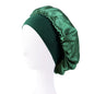 New Satin Wide Brim Nightcap Silky Bonnet Hair Wrap for Sleeping Sleep Cap With Elastic Soft Band Styling Cap Hair Wrapping Tool