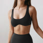 Sport Bra Vest Women Underwear Sportswear Quick-dry Jogging Fitness Top with Cups Ladies Gym Active Bra Yoga Wear XP12