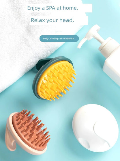 Adult Comb Anti-Itching Silicone Shampoo Brush