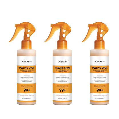 Body Keratin Care Kojic Acid Turmeric Spray Gently Exfoliating Peeling Solution Nourishing Hydrating Skin Care All Skin Types