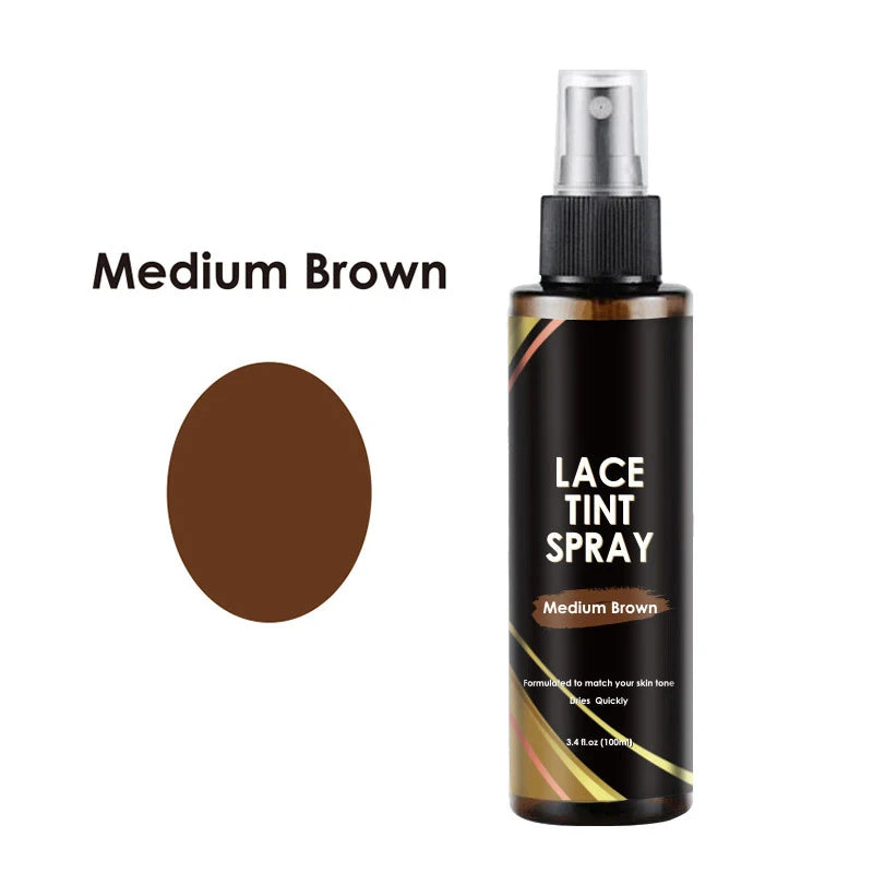 Nunify Lace Tint Spray For Wigs Waterproof Wig Tint Mousse For Natural Wig 100Ml Tinted Lace Spray 1Pcs Wig Installation Tools