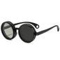 SO&EI Retro Round Punk Men Outdoor Sports Polarized Sunglasses Shades UV400 Women ND9-level Adjustable Dimming Sun Glasses