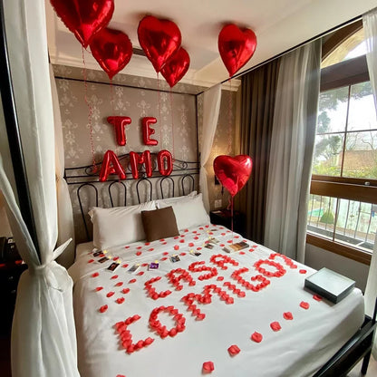 Spanish I Love You Te Amo Banner Balloon Valentine's Day Wedding Anniversary Birthday Father's Day Decoration Decoration Balloon