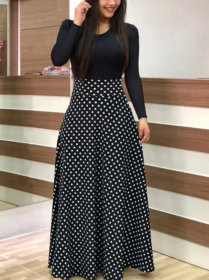 flower color matching dresses, long dresses, for women's