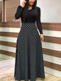 flower color matching dresses, long dresses, for women's